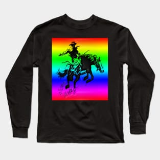 Western Era - Cowboy on Horseback 5 Long Sleeve T-Shirt